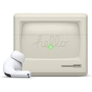 imageelago AW3 Silicone Case Compatible with Airpods Pro Case Cover  Classic Monitor Design Visible LED Light Supports Wireless Charging US Patent Registered