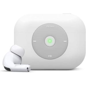 imageelago AW6 Case Compatible with AirPods Pro Case Cover Retro Classic Music Player Design Case Durable Silicone Classic Design Supports Wireless Charging US Patent Registered BlackWhite