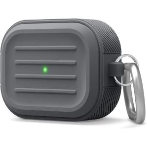 imageelago Armor Case Designed for Apple AirPods Pro Case Tough Drop Protection Shock Resistant Made from Durable Silicone US Patent Registered BlackDark Grey