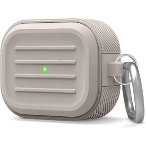 imageelago Armor Case Designed for Apple AirPods Pro Case Tough Drop Protection Shock Resistant Made from Durable Silicone US Patent Registered BlackStone