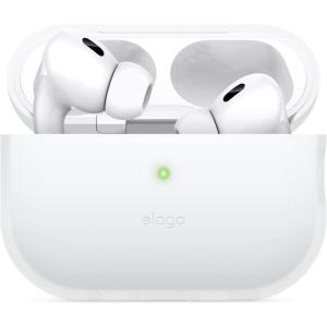 imageelago Compatible with AirPods Pro 2nd Generation Case 2022 Protective Silicone Case Compatible with Apple AirPods Pro 2 Front LED Visible Supports Wireless Charging Jean IndigoMidnight blue