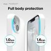 imageelago Compatible with iPhone 14 Plus Case Liquid Silicone Case Full Body Protective Cover Shockproof Slim Design AntiScratch Soft Microfiber Lining 67 inch BurgundyWhite