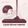 imageelago Compatible with iPhone 14 Plus Case Liquid Silicone Case Full Body Protective Cover Shockproof Slim Design AntiScratch Soft Microfiber Lining 67 inch BurgundyBurgundy