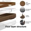 imageelago Compatible with iPhone 14 Plus Case Liquid Silicone Case Full Body Protective Cover Shockproof Slim Design AntiScratch Soft Microfiber Lining 67 inch BurgundyBrown