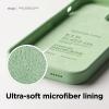 imageelago Compatible with iPhone 14 Plus Case Liquid Silicone Case Full Body Protective Cover Shockproof Slim Design AntiScratch Soft Microfiber Lining 67 inch BurgundyPastel Green
