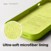imageelago Compatible with iPhone 14 Plus Case Liquid Silicone Case Full Body Protective Cover Shockproof Slim Design AntiScratch Soft Microfiber Lining 67 inch BurgundyNeon Yellow