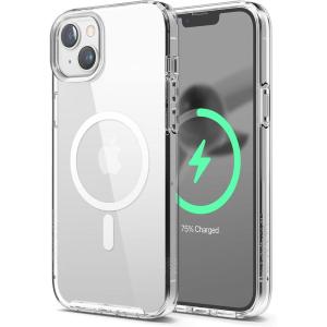 imageelago Magnetic Hybrid Clear Case Compatible with iPhone 14 Plus Case and Compatible with MagSafe 67quot US Military Grade Drop Protection PC  TPU Hybrid Technology Reduced Yellowing Transparent