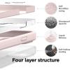 imageelago Compatible with iPhone 14 Plus Case Liquid Silicone Case Full Body Protective Cover Shockproof Slim Design AntiScratch Soft Microfiber Lining 67 inch BlackLovely Pink