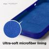 imageelago Compatible with iPhone 14 Plus Case Liquid Silicone Case Full Body Protective Cover Shockproof Slim Design AntiScratch Soft Microfiber Lining 67 inch BlackCobalt Blue
