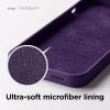 imageelago Compatible with iPhone 14 Plus Case Liquid Silicone Case Full Body Protective Cover Shockproof Slim Design AntiScratch Soft Microfiber Lining 67 inch BlackDeep Purple