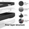 imageelago Compatible with iPhone 14 Plus Case Liquid Silicone Case Full Body Protective Cover Shockproof Slim Design AntiScratch Soft Microfiber Lining 67 inch BlackBlack