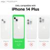 imageelago Compatible with iPhone 14 Plus Case Liquid Silicone Case Full Body Protective Cover Shockproof Slim Design AntiScratch Soft Microfiber Lining 67 inch BlackBlack