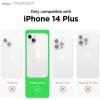 imageelago Compatible with iPhone 14 Plus Case Liquid Silicone Case Full Body Protective Cover Shockproof Slim Design AntiScratch Soft Microfiber Lining 67 inch BlackBrown