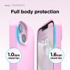 imageelago Compatible with iPhone 14 Plus Case Liquid Silicone Case Full Body Protective Cover Shockproof Slim Design AntiScratch Soft Microfiber Lining 67 inch BlackHot Pink