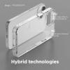 imageelago Hybrid Clear Case Compatible with iPhone 14 Plus Case 67quot PC  TPU Hybrid Technology Reduced Yellowing Crystal Clear Shockproof Bumper Cover Full Body Protection BlackTransparent