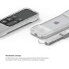 imageelago R1 Intelli Case Jean IndigoMagnet TechnologyAntiSlipLanyard IncludedHeavy Shock Absorption Compatible with Apple TV Siri Remote 1st GenerationClear White