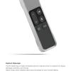 imageelago R1 Intelli Case Jean IndigoMagnet TechnologyAntiSlipLanyard IncludedHeavy Shock Absorption Compatible with Apple TV Siri Remote 1st GenerationClear White