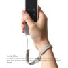 imageelago R1 Intelli Case Jean IndigoMagnet TechnologyAntiSlipLanyard IncludedHeavy Shock Absorption Compatible with Apple TV Siri Remote 1st GenerationClear White