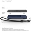 imageelago R1 Intelli Case Jean IndigoMagnet TechnologyAntiSlipLanyard IncludedHeavy Shock Absorption Compatible with Apple TV Siri Remote 1st GenerationJean Indigo