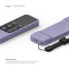 imageelago R1 Intelli Case Jean IndigoMagnet TechnologyAntiSlipLanyard IncludedHeavy Shock Absorption Compatible with Apple TV Siri Remote 1st GenerationLavender Grey