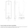imageelago R1 Intelli Case Jean IndigoMagnet TechnologyAntiSlipLanyard IncludedHeavy Shock Absorption Compatible with Apple TV Siri Remote 1st GenerationNightglow Blue