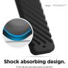 imageelago R3 Protective Case Compatible with Apple TV Siri Remote 1st Generation Red  Extra Protection Durable Silicone Lanyard Included Full AccessBlack