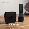 imageelago R3 Protective Case Compatible with Apple TV Siri Remote 1st Generation Red  Extra Protection Durable Silicone Lanyard Included Full AccessMidnight Green