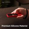imageelago R3 Protective Case Compatible with Apple TV Siri Remote 1st Generation Red  Extra Protection Durable Silicone Lanyard Included Full AccessRed