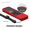 imageelago R3 Protective Case Compatible with Apple TV Siri Remote 1st Generation Red  Extra Protection Durable Silicone Lanyard Included Full AccessRed