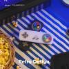 imageelago R4 Retro Apple TV Remote Case Compatible with Apple TV Siri Remote 1st Generation  Classic Controller Design NonFunctional Lanyard Included US Patent Registered RedNightglow Blue