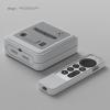 imageelago T4 Case Compatible with only Apple TV 4K 3rd Generation 2022 HD  Having IR Sensor Cutout and LED Cutout not for 2021 Models Light Grey
