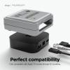 imageelago T4 Case Compatible with only Apple TV 4K 3rd Generation 2022 HD  Having IR Sensor Cutout and LED Cutout not for 2021 Models Light Grey