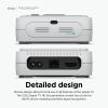 imageelago T4 Case Compatible with only Apple TV 4K 3rd Generation 2022 HD  Having IR Sensor Cutout and LED Cutout not for 2021 Models Light Grey