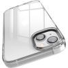 imageelago Hybrid Clear Case Compatible with iPhone 14 Plus Case 67quot PC  TPU Hybrid Technology Reduced Yellowing Crystal Clear Shockproof Bumper Cover Full Body Protection BlackTransparent