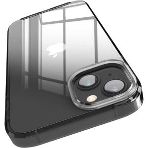 imageelago Hybrid Clear Case Compatible with iPhone 14 Plus Case 67quot PC  TPU Hybrid Technology Reduced Yellowing Crystal Clear Shockproof Bumper Cover Full Body Protection BlackBlack