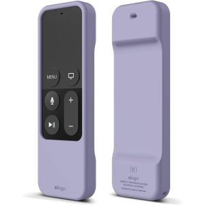 imageelago R1 Intelli Case Jean IndigoMagnet TechnologyAntiSlipLanyard IncludedHeavy Shock Absorption Compatible with Apple TV Siri Remote 1st GenerationLavender Grey