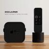 imageelago Apple TV Mount  3 Mount Options Magnet Hang Screw Compatible with Apple TV 4K 2021  HD and All Models Prevents overheating