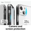 imageelago Hybrid Clear Case Compatible with iPhone 13 Mini Case 54quot PC  TPU Hybrid Technology Reduced Yellowing Full Body Protection  Shockproof Bumper Cover Lovely PinkBlack