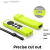 imageelago R1 Case Compatible with 2022 Apple TV 4K Siri Remote 3rd Gen Compatible with 2021 Apple TV Siri Remote 2nd Gen Magnet Technology Lanyard Full Access to All Functions Nightglow BlueNeon Yellow