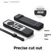 imageelago R1 Case Compatible with 2022 Apple TV 4K Siri Remote 3rd Gen Compatible with 2021 Apple TV Siri Remote 2nd Gen Magnet Technology Lanyard Full Access to All Functions Nightglow BlueBlack