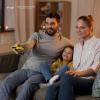 imageelago R1 Case Compatible with 2022 Apple TV 4K Siri Remote 3rd Gen Compatible with 2021 Apple TV Siri Remote 2nd Gen Magnet Technology Lanyard Full Access to All Functions Nightglow BlueNeon Yellow