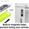 imageelago R1 Case Compatible with 2022 Apple TV 4K Siri Remote 3rd Gen Compatible with 2021 Apple TV Siri Remote 2nd Gen Magnet Technology Lanyard Full Access to All Functions Nightglow BlueNeon Yellow