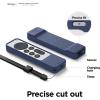 imageelago R1 Case Compatible with 2022 Apple TV 4K Siri Remote 3rd Gen Compatible with 2021 Apple TV Siri Remote 2nd Gen Magnet Technology Lanyard Full Access to All Functions Nightglow BlueJean Indigo