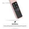 imageelago R2 Slim Case Compatible with Apple TV Siri Remote 4K  4th Generation Black  AntiSlip Slim Fit Durable Material ScratchFree Silicone Shock AbsorptionSand Pink