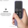 imageelago R2 Slim Case Compatible with Apple TV Siri Remote 4K  4th Generation Black  AntiSlip Slim Fit Durable Material ScratchFree Silicone Shock AbsorptionLavender Grey
