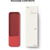 imageelago R2 Slim Case Compatible with Apple TV Siri Remote 4K  4th Generation Black  AntiSlip Slim Fit Durable Material ScratchFree Silicone Shock AbsorptionRed