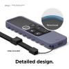 imageelago R3 Protective Case Compatible with Apple TV Siri Remote 1st Generation Black  Extra Protection Durable Silicone Lanyard Included Full AccessLavender Grey