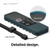 imageelago R3 Protective Case Compatible with Apple TV Siri Remote 1st Generation Black  Extra Protection Durable Silicone Lanyard Included Full AccessMidnight Green