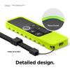 imageelago R3 Protective Case Compatible with Apple TV Siri Remote 1st Generation Black  Extra Protection Durable Silicone Lanyard Included Full AccessNeon Yellow