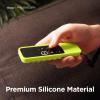imageelago R3 Protective Case Compatible with Apple TV Siri Remote 1st Generation Black  Extra Protection Durable Silicone Lanyard Included Full AccessNeon Yellow